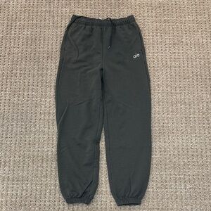 ALO Yoga Womens Dark Green Jogger Pants